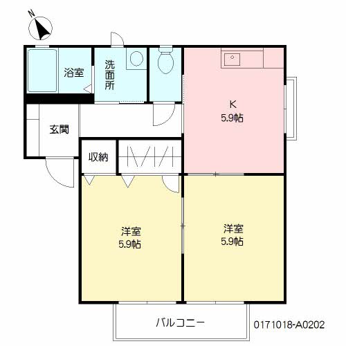 メゾン　フリージア　Ａ棟　＊ A0202号-16