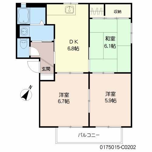 シャーメゾン桜 C棟 * C0202号-16