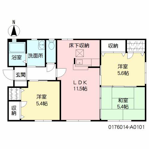 ヴィラ北川副　Ａ棟　＊＊A0101-2