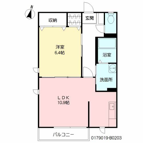シャーメゾン田上 B棟 ** B0203号-14