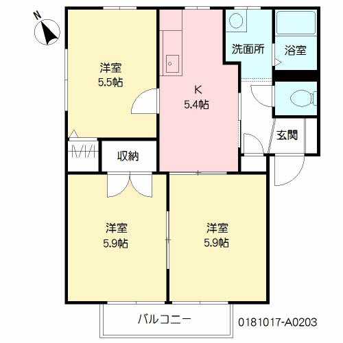 フォーレスアナイ　Ａ棟　＊ A0203号-16