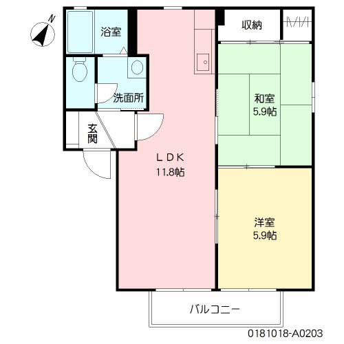 メゾン・ド・ルシオン A棟 * A0203号-16