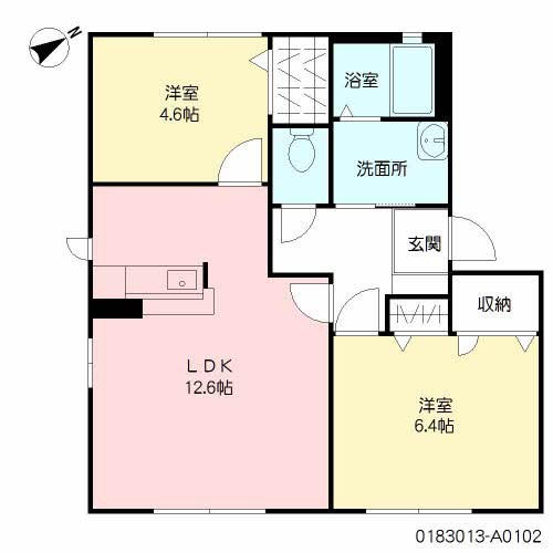 ライズヴィレッジ甘木　Ａ棟　＊＊A0102-2