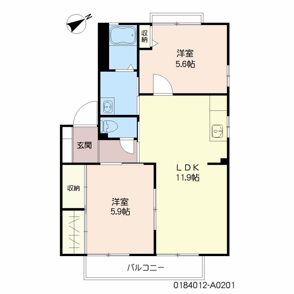 スカイハイツながの　＊A0201-2