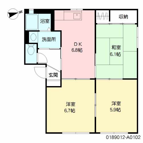 Vida,Valuge A棟 ** A0102号-16