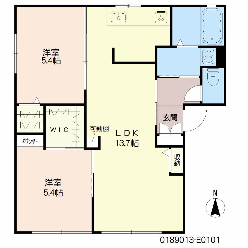 コンフォール川原田　Ｅ棟　＊ E0101号-16