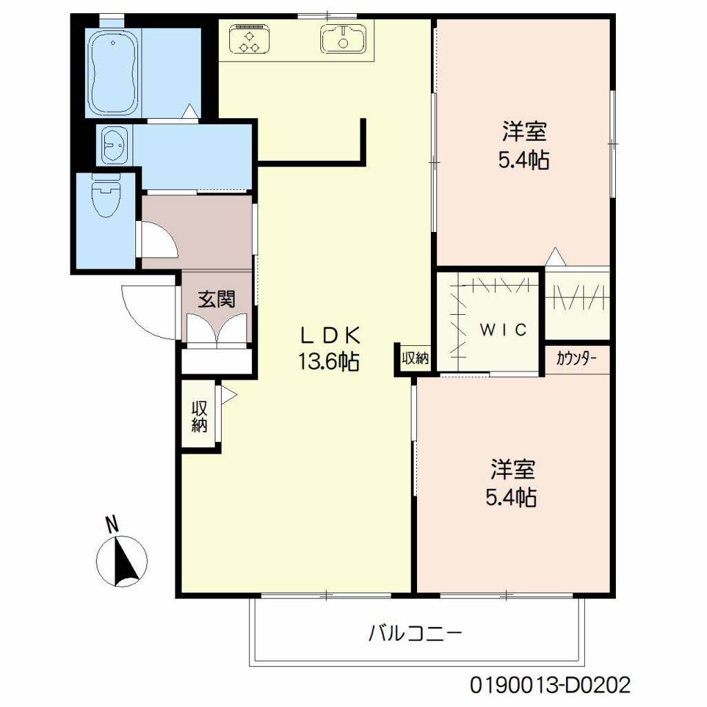 コンフォール川原田　Ｄ棟　＊D0202-2