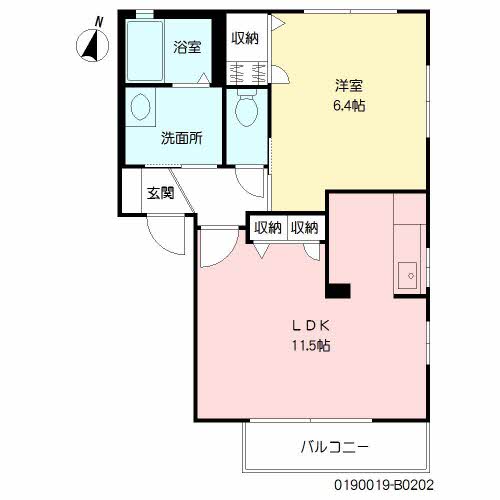 ディアスＫ　Ｂ棟　＊B0202-2