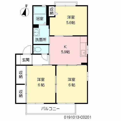 コンフォール川原田　Ｃ棟　＊ C0201号-10
