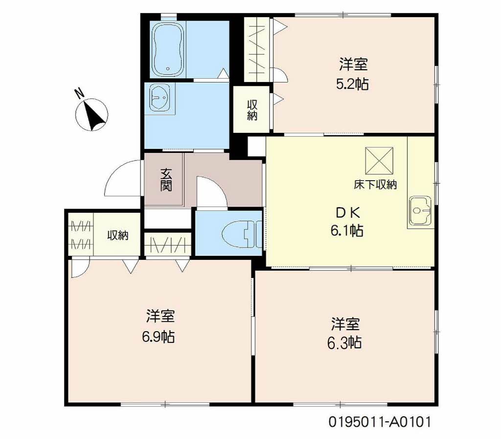 アリッサムＫ　Ａ棟　＊＊A0101-2