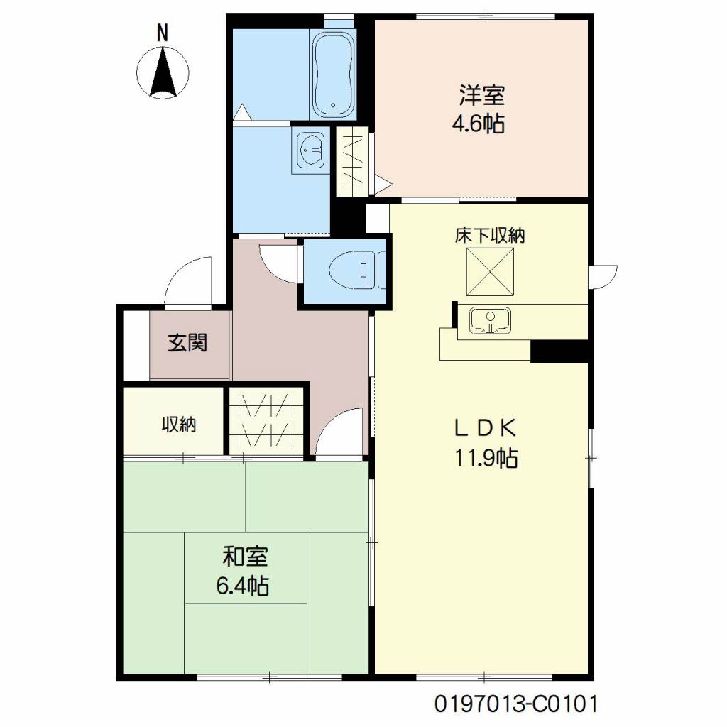 メゾン・ド・クローバー　　Ｃ棟 C0101号-16