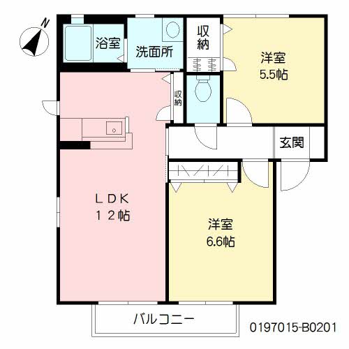 花ぞ野ローズガーデン　Ｂ棟　＊B0201-2