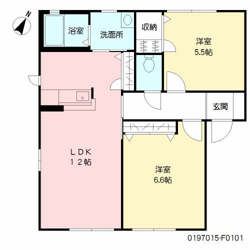 花ぞ野ローズガーデン　Ｆ棟　＊F0101-2