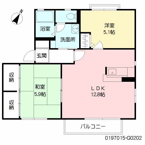 花ぞ野ローズガーデン　Ｇ棟　＊G0202-2