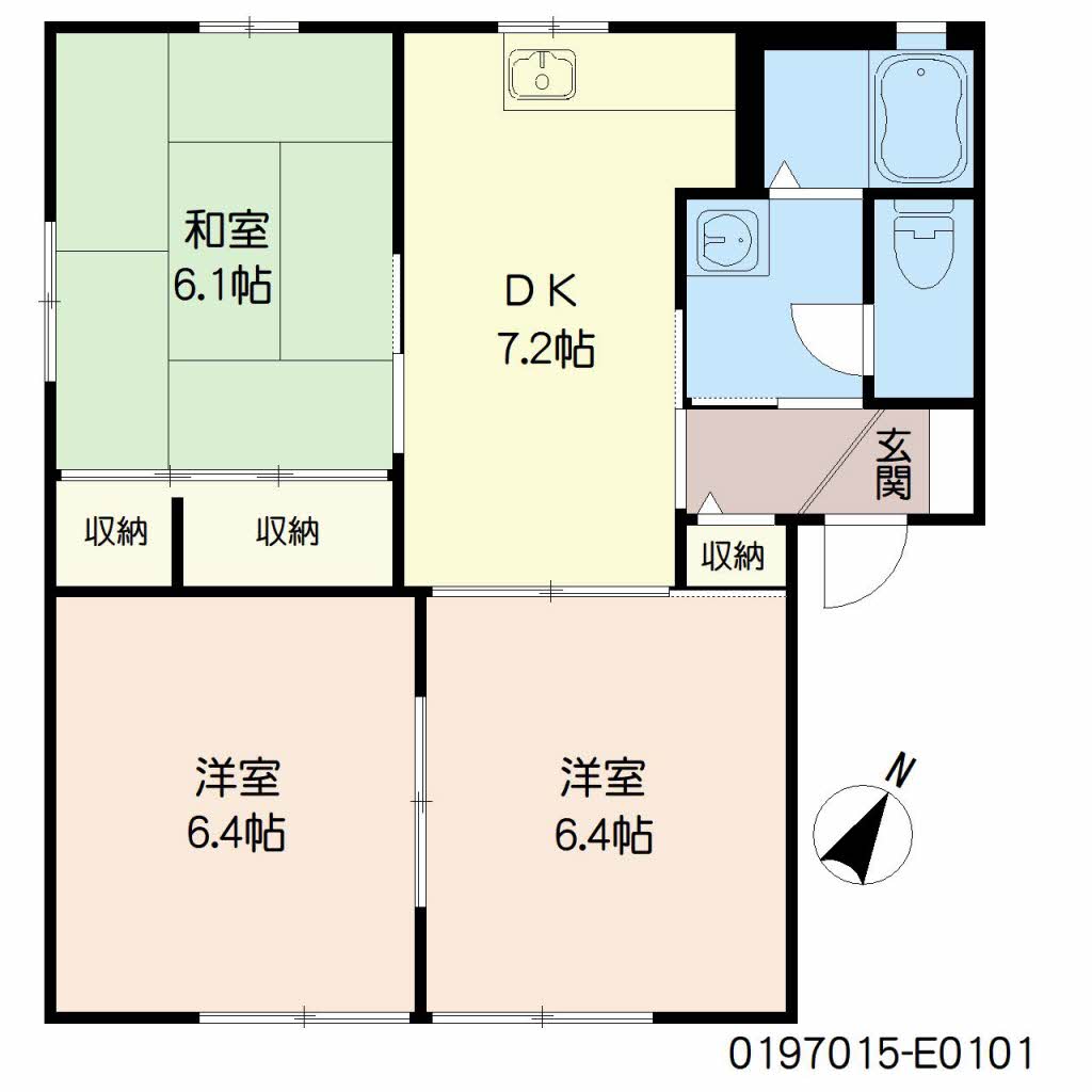 花ぞ野ローズガーデン　Ｅ棟　＊ E0101号-16
