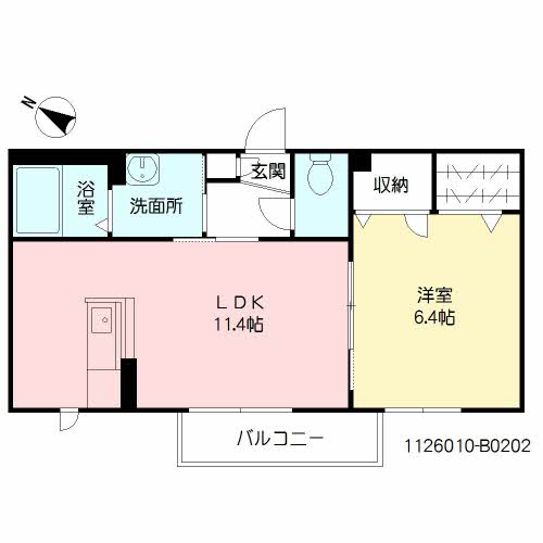 シャーメゾンTOK B棟 B0202号-16