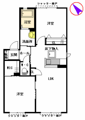 クラニア　Ｂ棟 B0101号-16