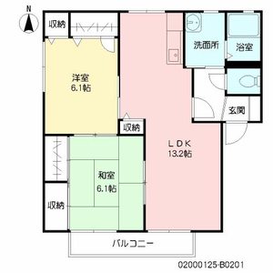 サンハイツ永犬丸　Ｂ棟　＊ B0201号室