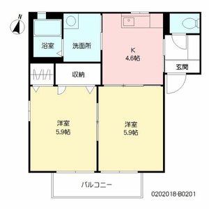 ディアスＹＫ　Ｂ棟　＊ B0201号室