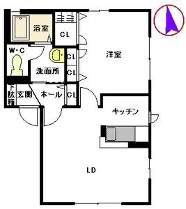 アルジール舟戸　＊＊ A0102号室