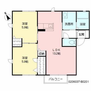 シャーメゾン　Ｓｈｉｎｅ＊ B0201号室