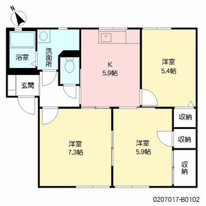 シャーメゾン王ノ瀬　Ｂ棟 B0102号-16