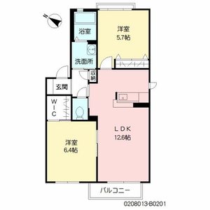 ゴールドヴィラ　Ｂ棟　＊＊ B0201号室
