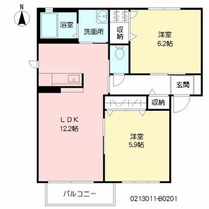 メゾン　エクレール　Ｂ棟　＊ B0201号-16