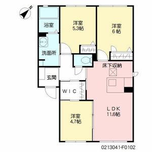 メゾン　エクレール　Ｆ棟　＊＊ F0102号室