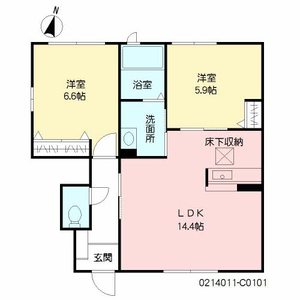 ガーデンコート花宅　Ｃ棟 C0101号室
