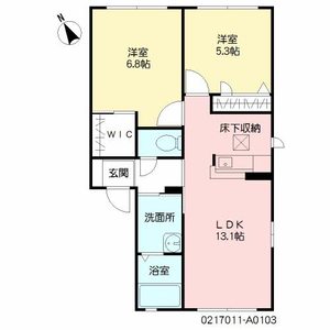 シティパル長行　Ａ棟　＊ A0103号室