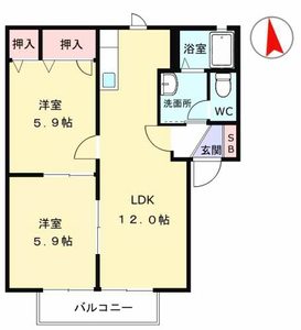 フラワーガーデンこはま　＊＊ A0202号室