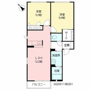 セイボヌール　Ｂ棟 B0201号室