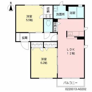 シャーメゾン矢加部　Ａ棟　＊＊ A0202号室