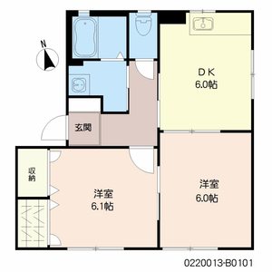 シャーメゾン矢加部　Ｂ棟　＊＊ B0101号室