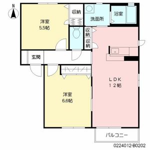 ユタカの里　Ｂ棟　＊ B0202号室