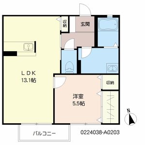 ラ・ティエラⅡ　＊ A0203号室