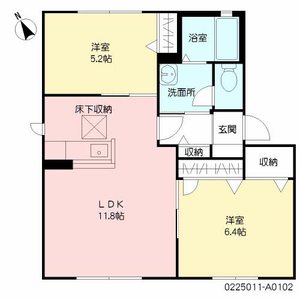 アベニール　Ａ棟　＊＊ A0102号-10