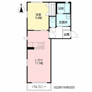 クラヴィエ隼人　Ⅱ棟 B0203号-14
