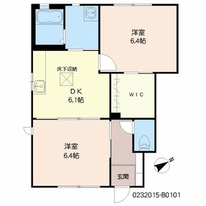 ストーク　２番館　Ｂ棟　＊＊ B0101号室