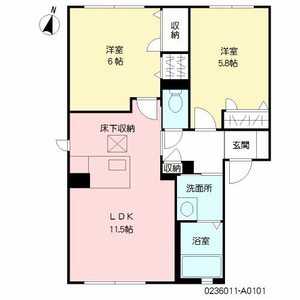 ヴィラシャーメゾン行橋　クアルト A0101号室