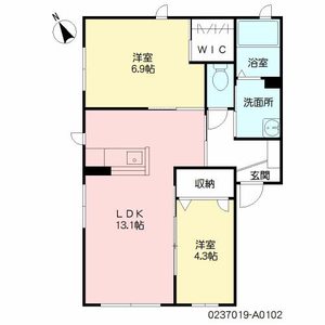 シャーメゾンＤ－ＳＫＹ　Ⅰ棟　＊ A0102号室