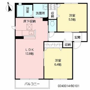 リバーサイドＴ　Ｂ棟　＊＊ B0101号室