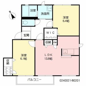 ヴィラ・パルコⅡ　Ｂ棟　＊ B0201号-16