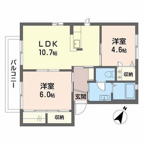 プラン・ソレイユ　＊＊ A0201号室