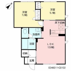 ＥＬＬＥ　ＧＡＲＤＥＮ　Ⅱ　Ｃ棟 C0102号-12