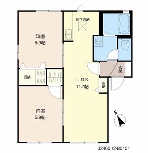 ノールカトレア　Ｂ棟　＊ B0101号室