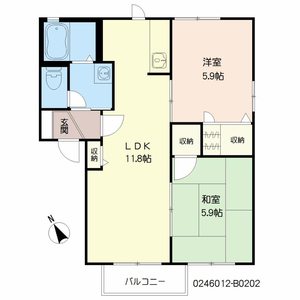 ノールカトレア　Ｂ棟　＊ B0202号室