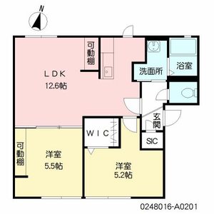 パルク・ヴァン　Ａ棟　＊＊ A0201号室