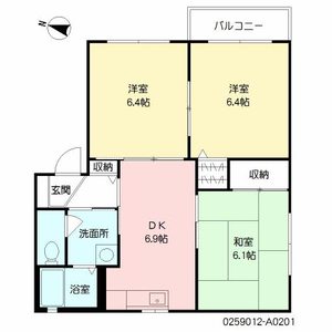 アルト　リザイヤ　Ａ棟 A0201号室